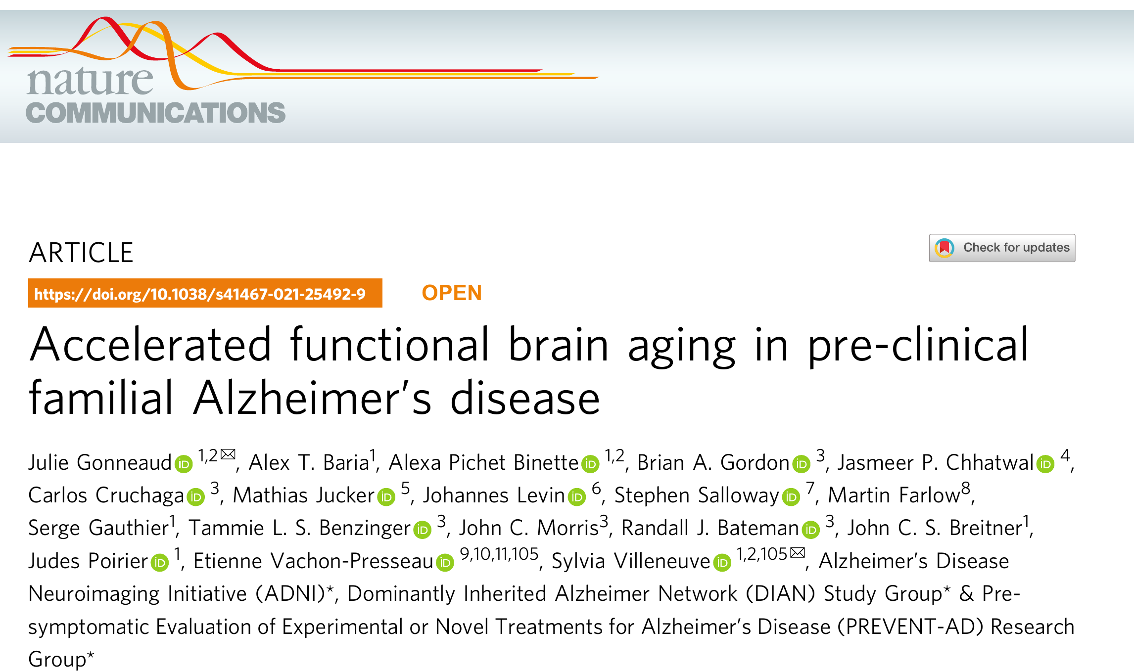 Title and authors of Gonneaud et al., 2021